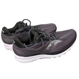 Saucony Ride 14 Women's Running Shoes - Charcoal Black Size 10 Wide (S10651-45)